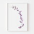Purple Orchids Floral Art Print